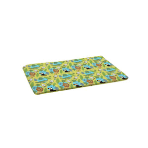 su liūtais, geltonos spalvos, 70x80 cm