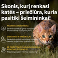 Visų veislių suaugusių kačių šlapias pašaras su vištiena ir tunu