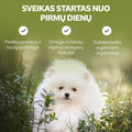 Nature's Protection Superior Care sausā barība bez graudiem jauniem mazo un mini šķirņu suņiem ar baltu apmatojumu, ar balto zivi