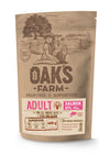 Oak's Farm sausā barība bez graudiem pieaugušiem kaķiem ar lasi