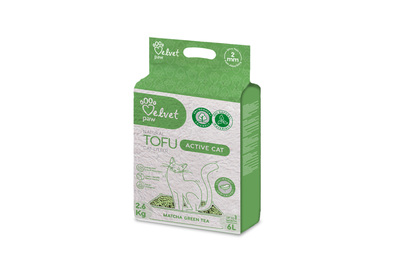 Velvet Paw TOFU litter for active cat, with matcha green tea essence 